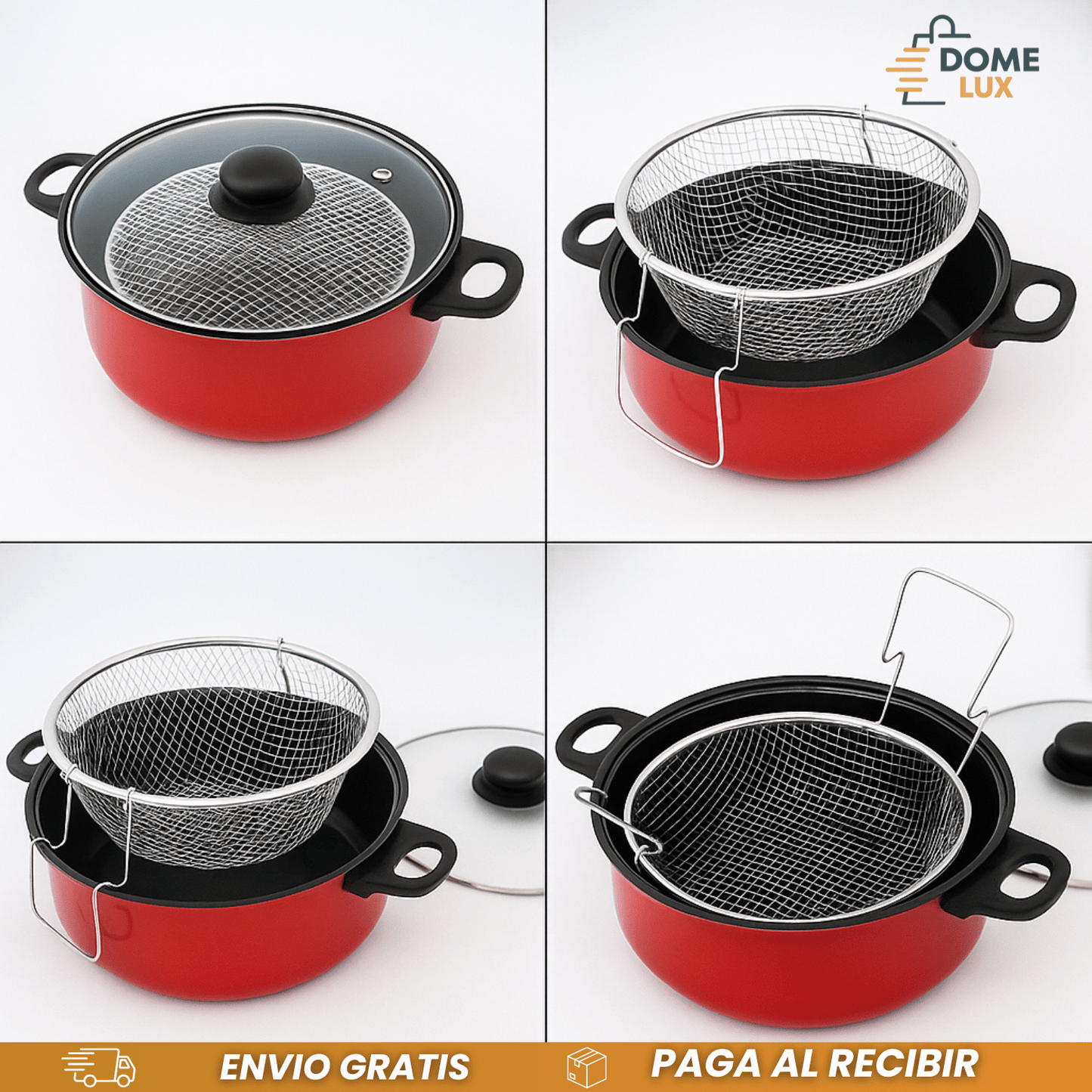 OLLA AL VAPOR Y FREIDORA