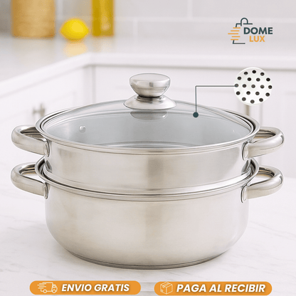 OLLA VAPORERA En acero inoxidable