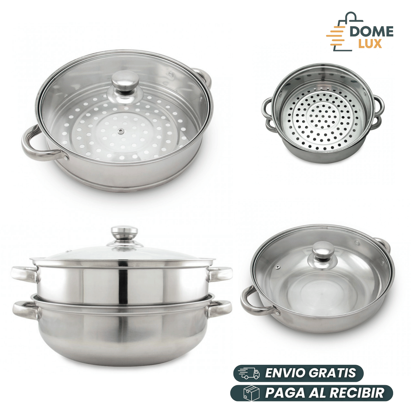 OLLA VAPORERA En acero inoxidable