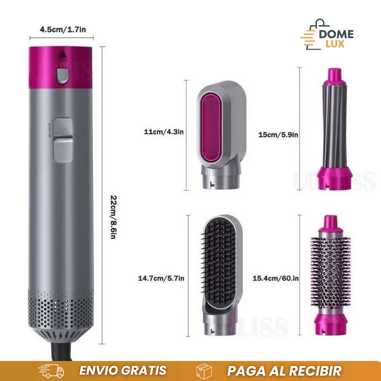 CEPILLO SECADOR 5 EN 1