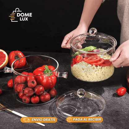 OLLA DE VIDRIO Borosilicato