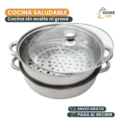 OLLA VAPORERA En acero inoxidable