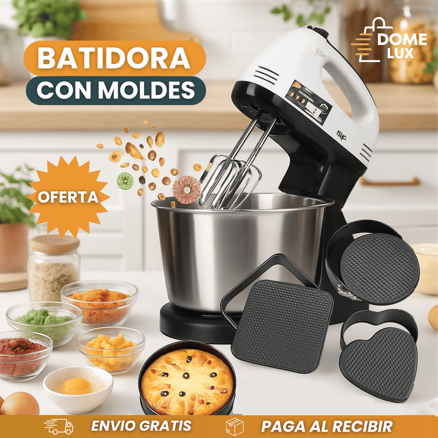 COMBO BATIDORA + MOLDES
