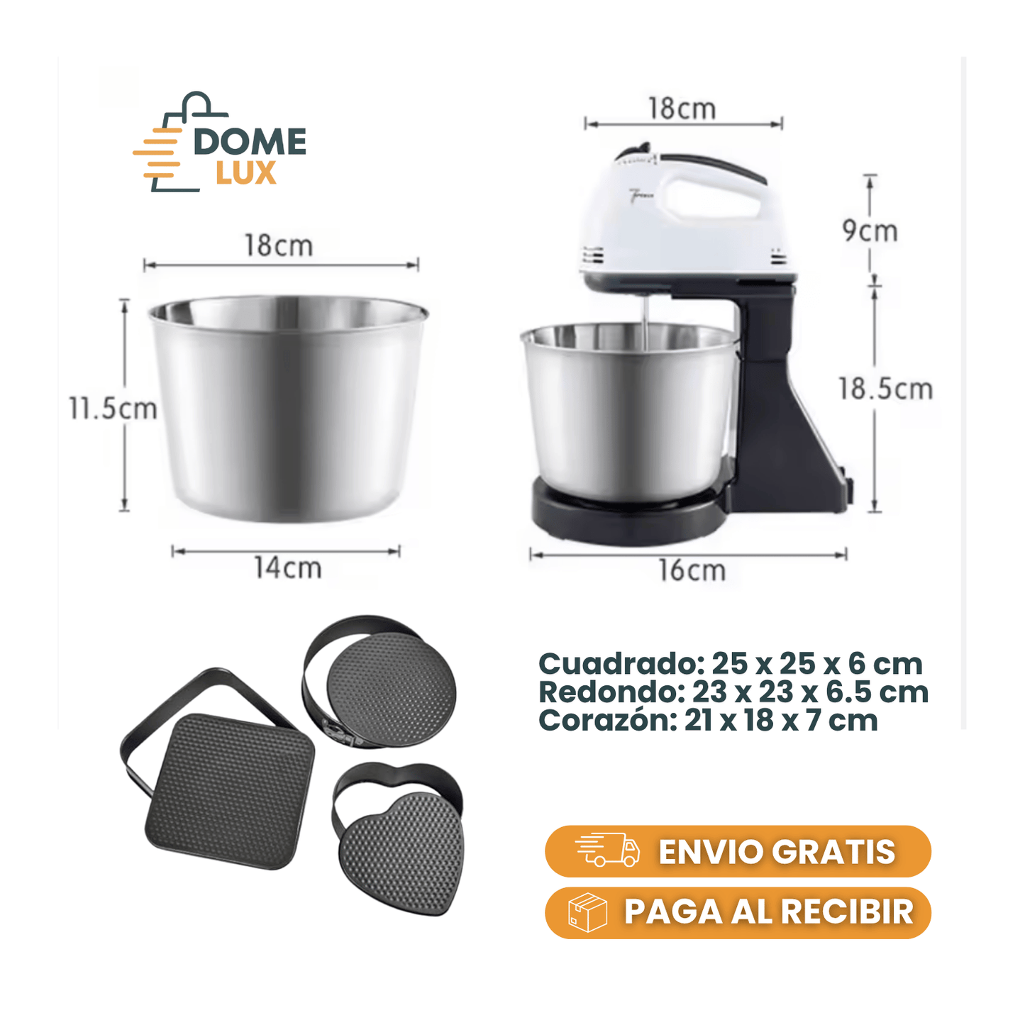 COMBO BATIDORA + MOLDES