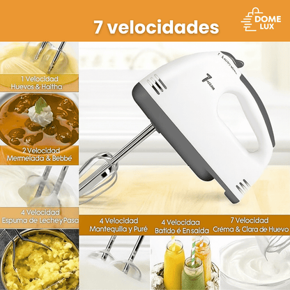 BATIDORA ELECTRICA 7 Velocidades