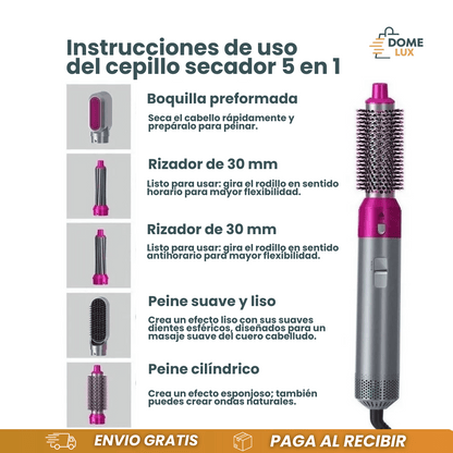 CEPILLO SECADOR 5 EN 1