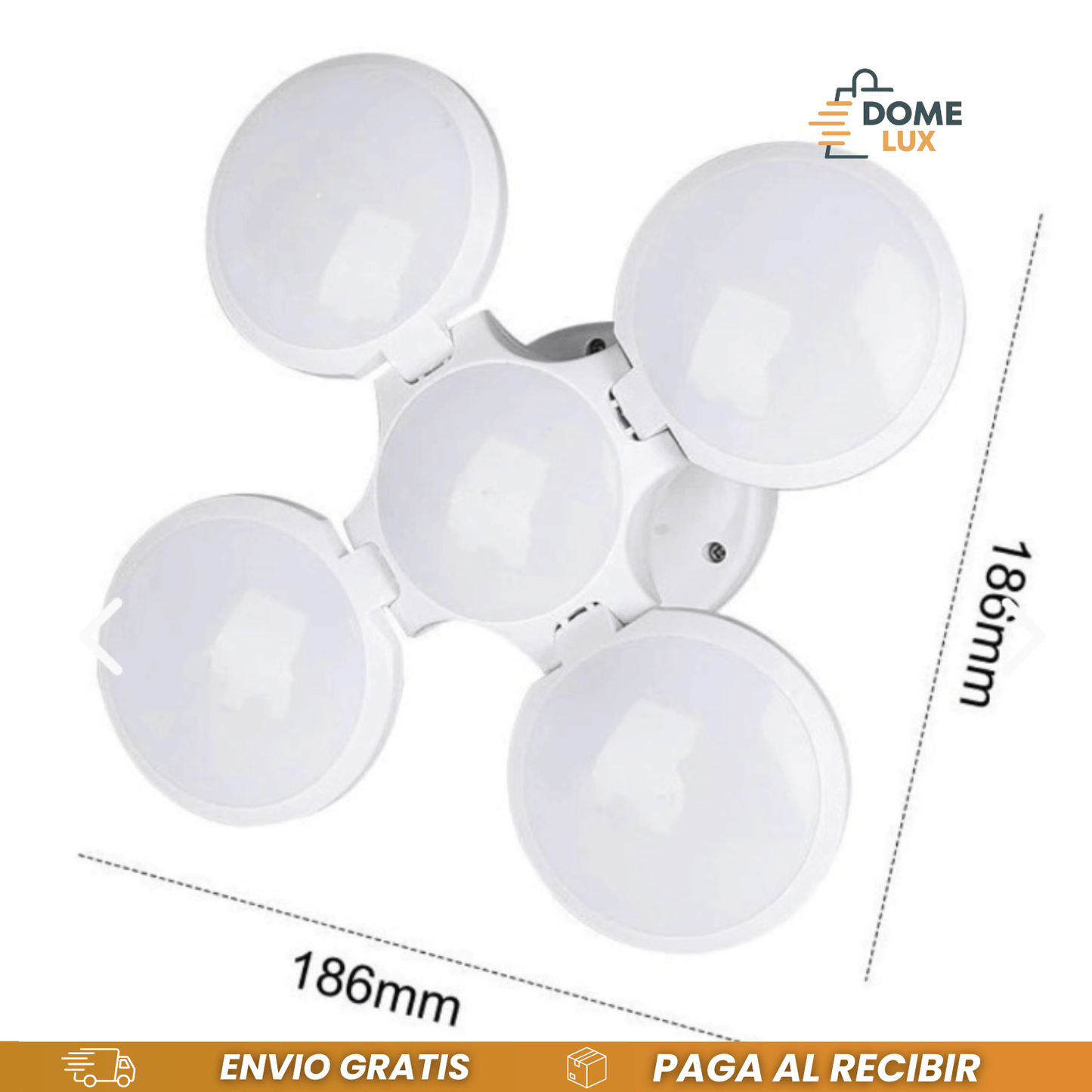 BOMBILLA LED SOLAR 4 BOMBILLOS