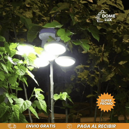 BOMBILLA LED SOLAR 4 BOMBILLOS