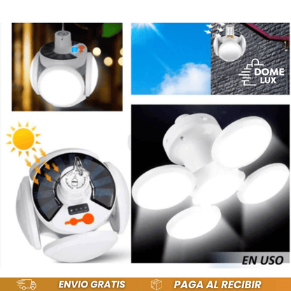 BOMBILLA LED SOLAR 4 BOMBILLOS