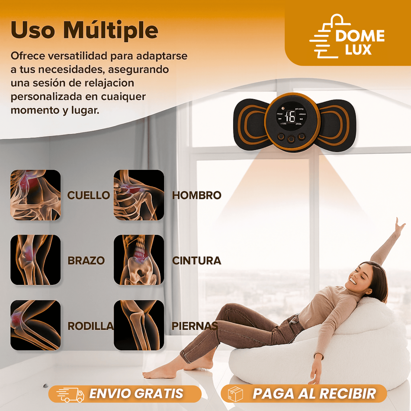 MASAJEADOR + TAPETE ELECTRODOS