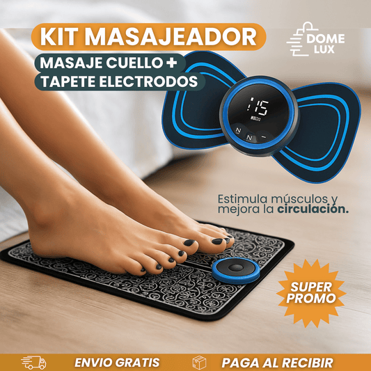 MASAJEADOR + TAPETE ELECTRODOS