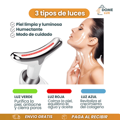 MASAJEADOR FACIAL LUZ LED