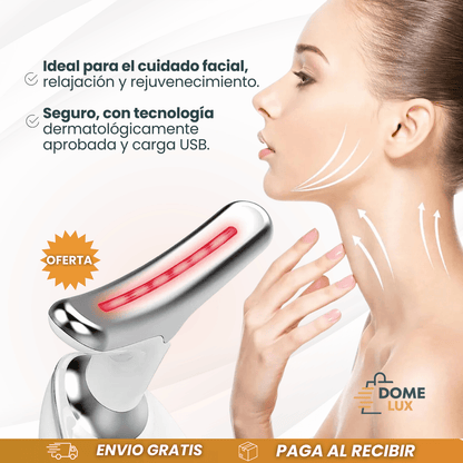 MASAJEADOR FACIAL LUZ LED