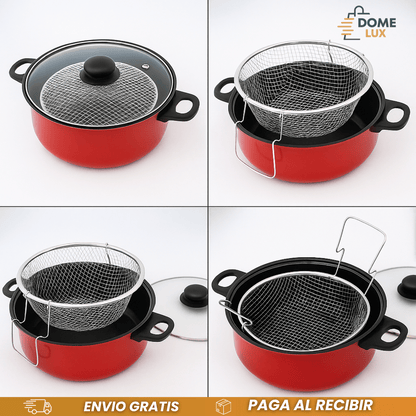 OLLA AL VAPOR Y FREIDORA