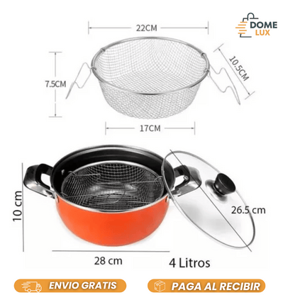 OLLA AL VAPOR Y FREIDORA