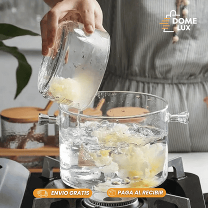 OLLA DE VIDRIO Borosilicato