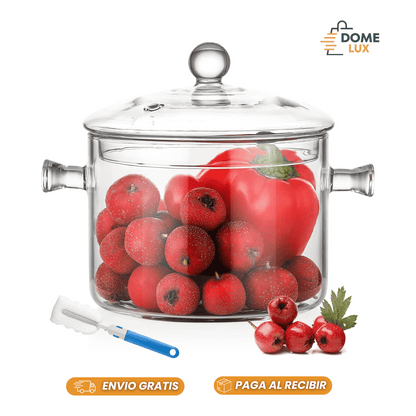 OLLA DE VIDRIO Borosilicato