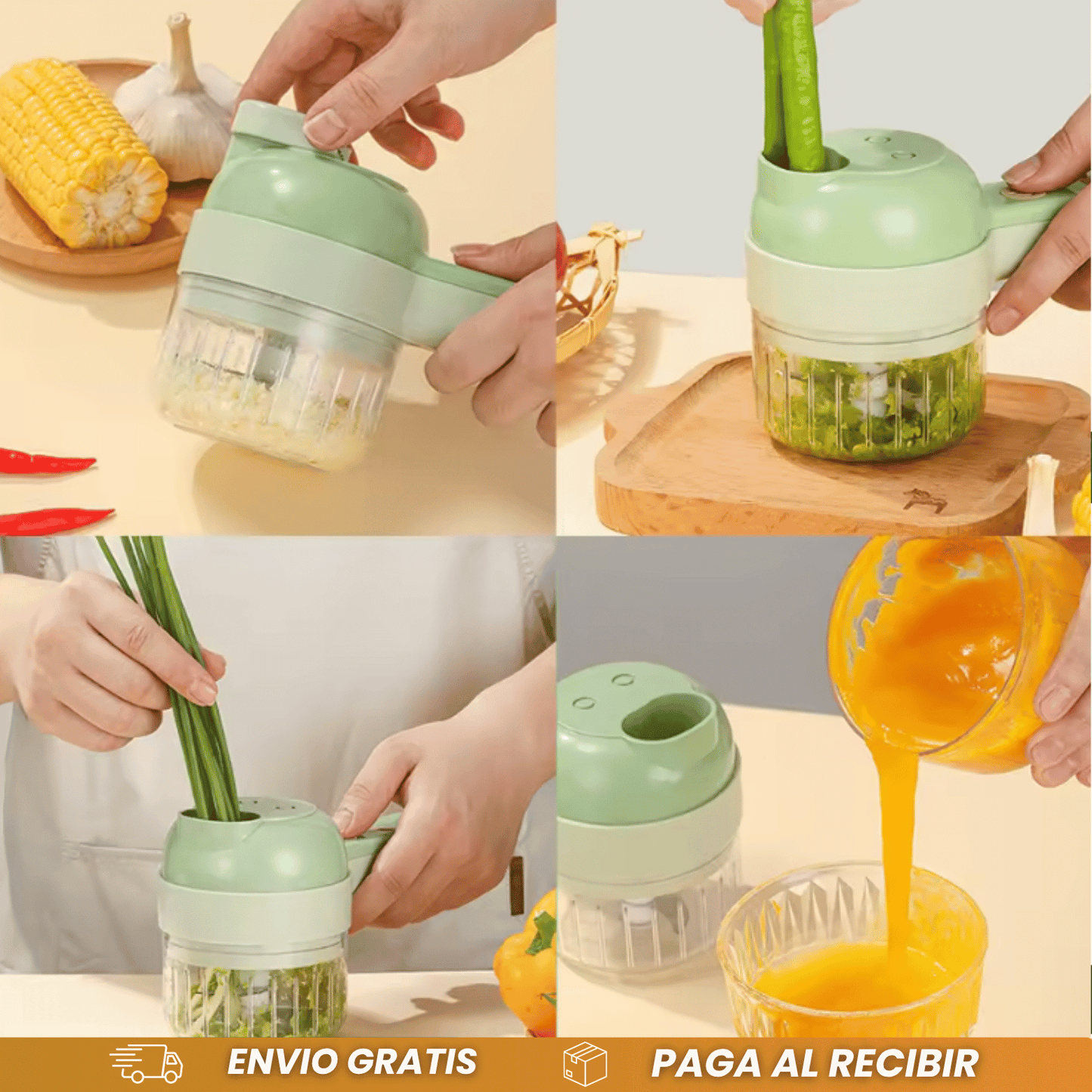 PICADOR DE VERDURAS 4 EN 1